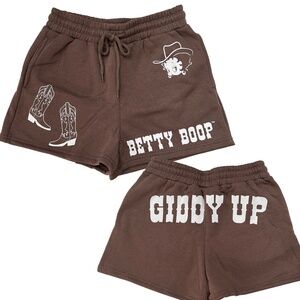 Betty Boop Cowgirl Shorts Giddy Up Women's Medium